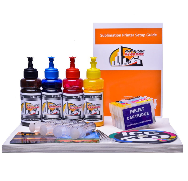 Sublimation refillable printer ink cartridges Ricoh GX2500